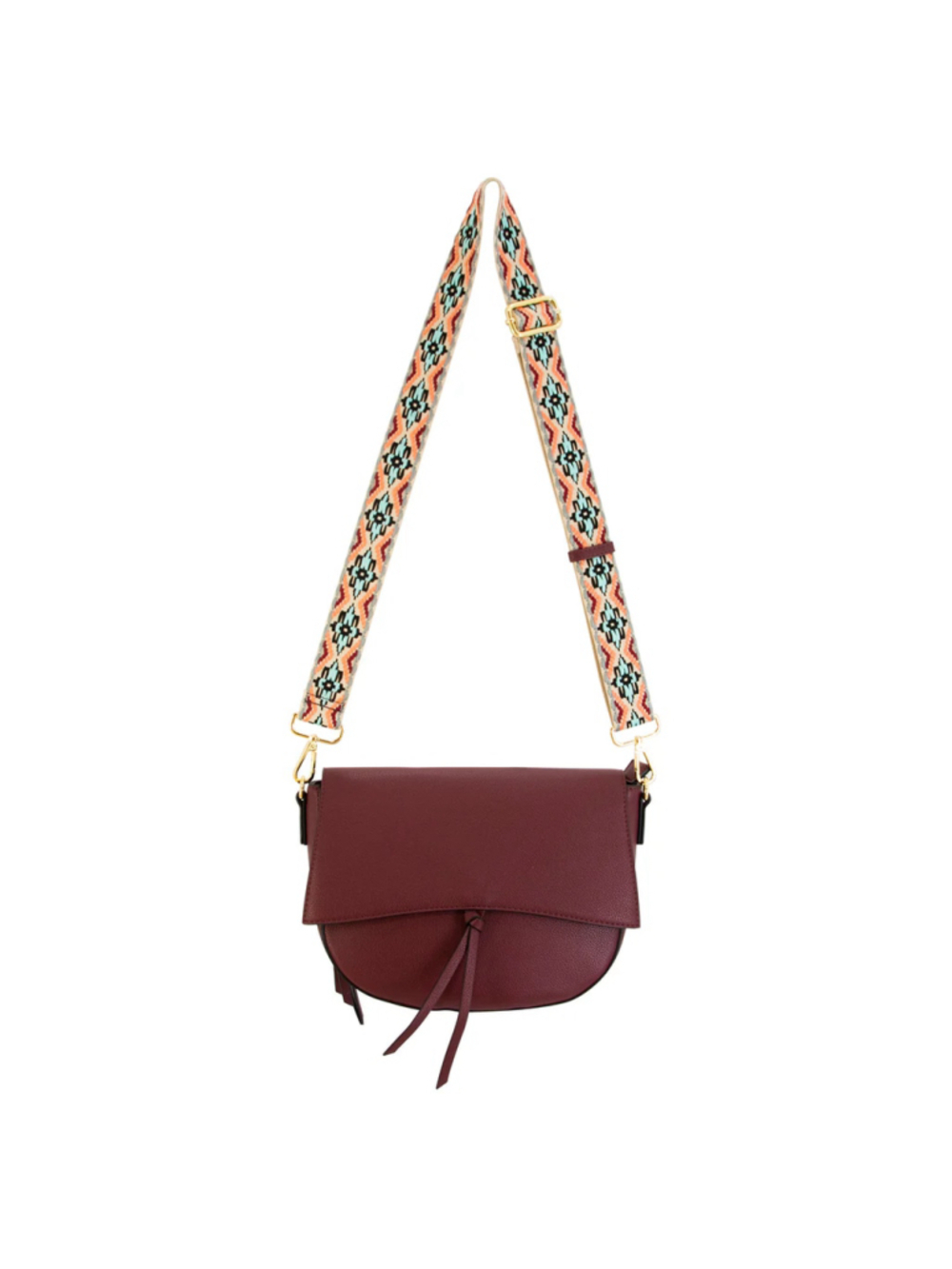 The Zoey Cameleon Burgundy Crossbody Bag One Size-concealed carry bag